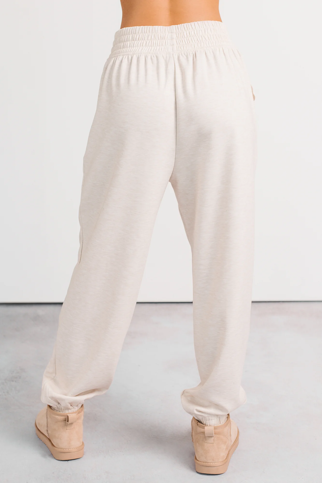 Play Like A Pro Jogger Style Sweatpants (H. Beige) - Image 3