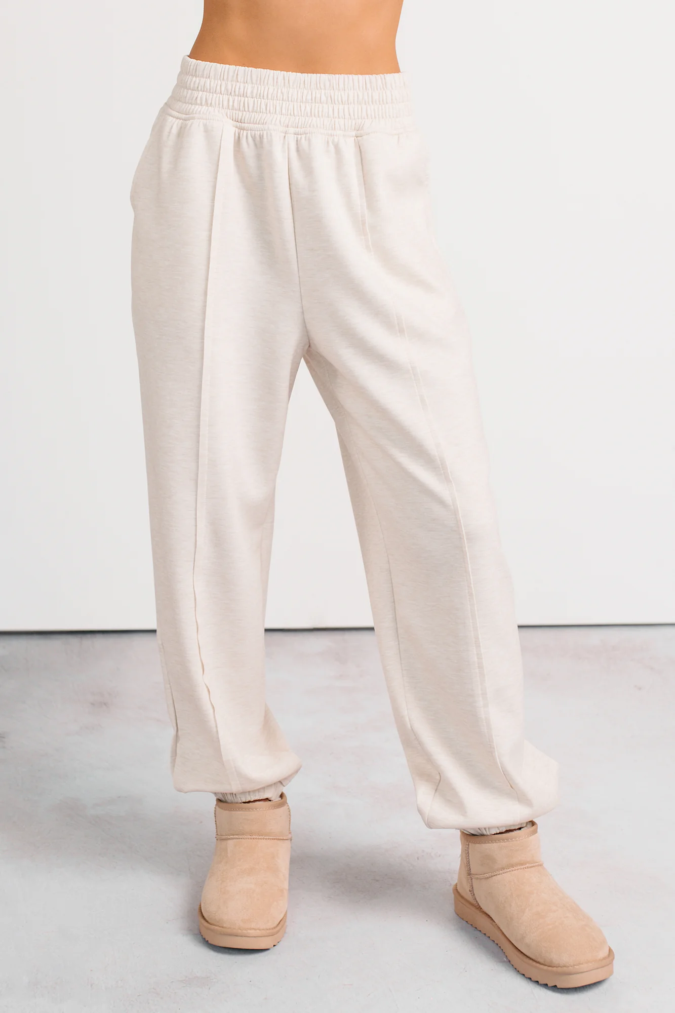 Play Like A Pro Jogger Style Sweatpants (H. Beige) - Image 5