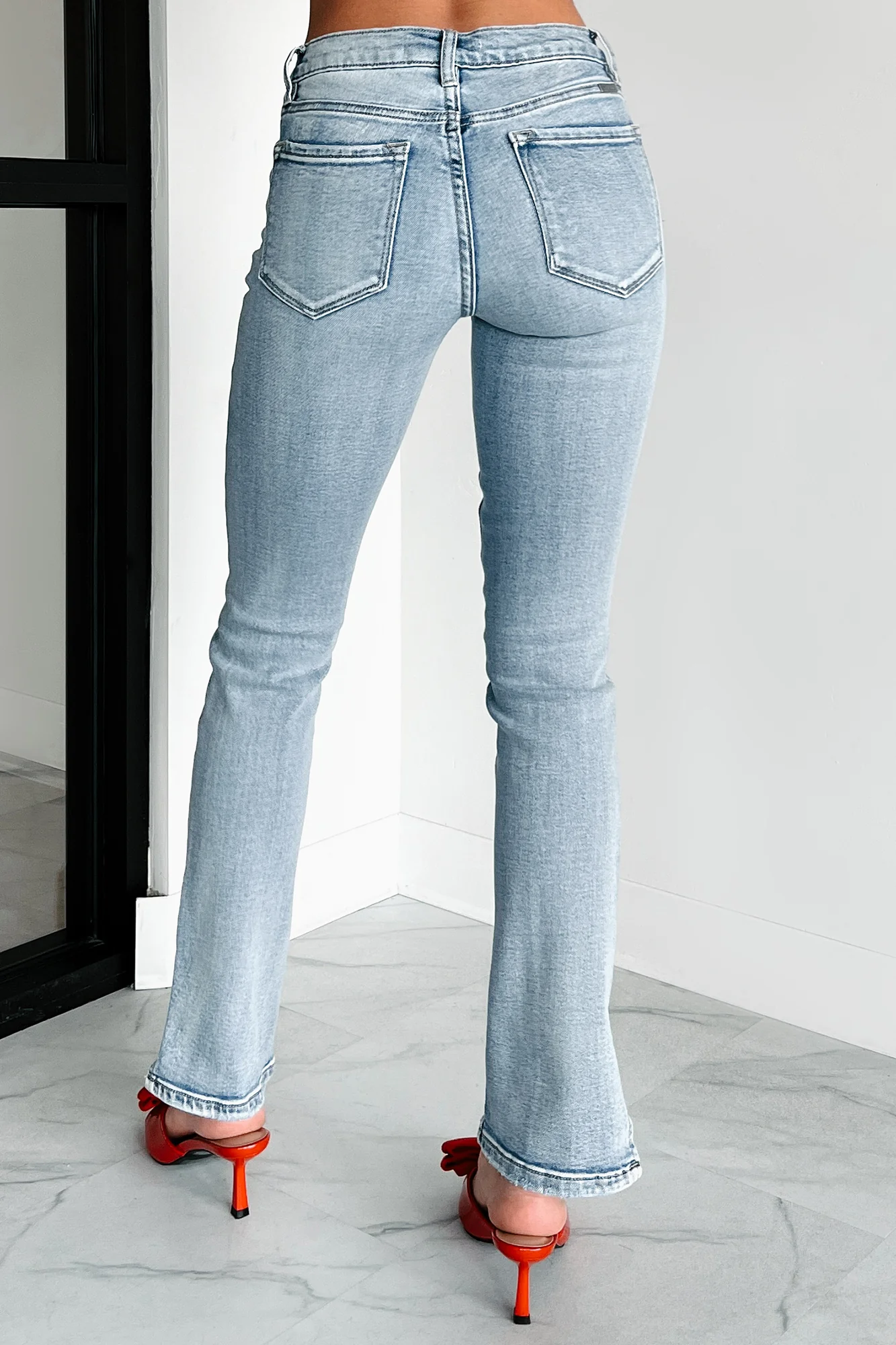 Polina Kancan Mid Rise Y2K Bootcut Jeans (Medium) - Image 5