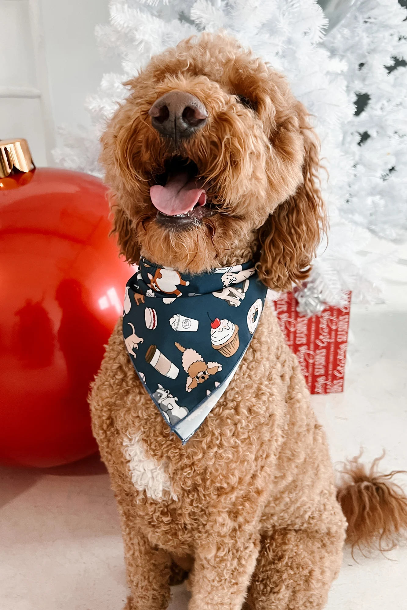 Pup Traditions Silky Printed 3-Piece Pajama Set (Dog Print) - Image 13