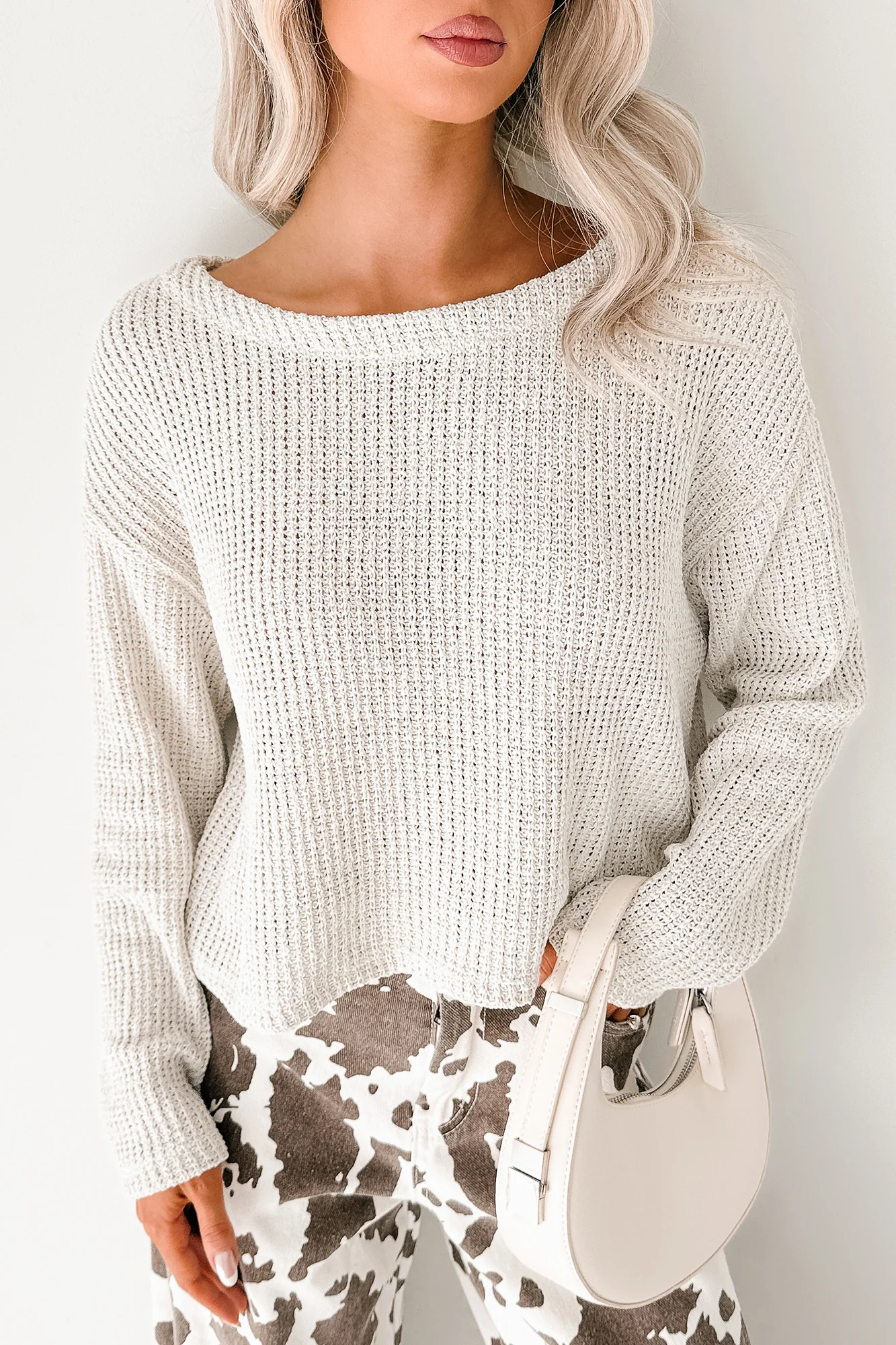 Quiet & Close Wide Neck Sweater (Natural) - Image 8