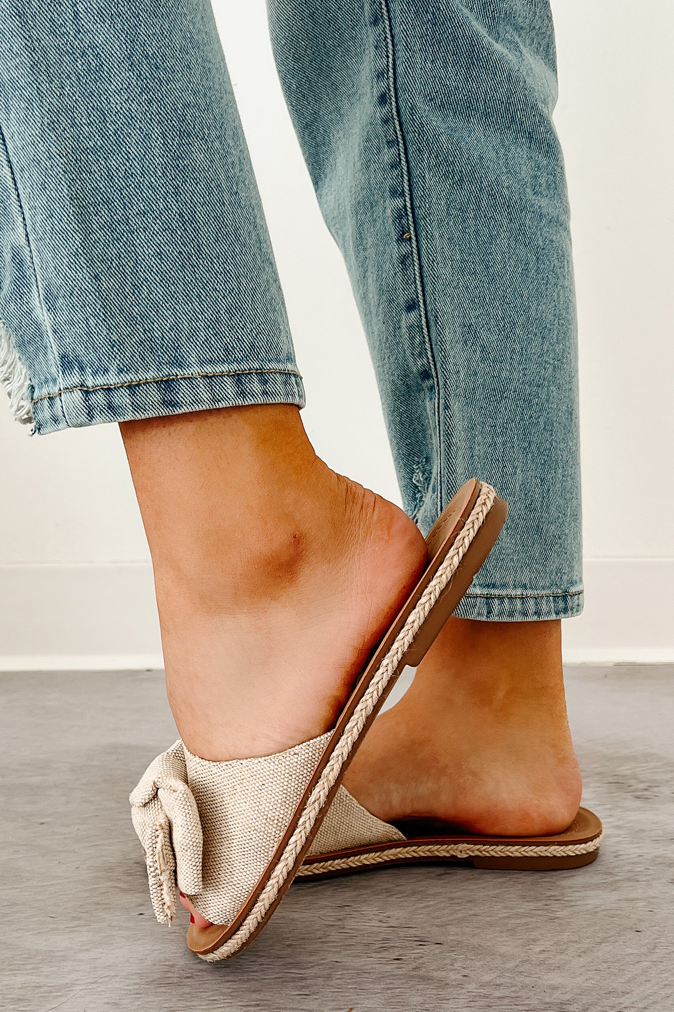 Radiate Purpose Bow Strap Sandals (Beige) - Image 4