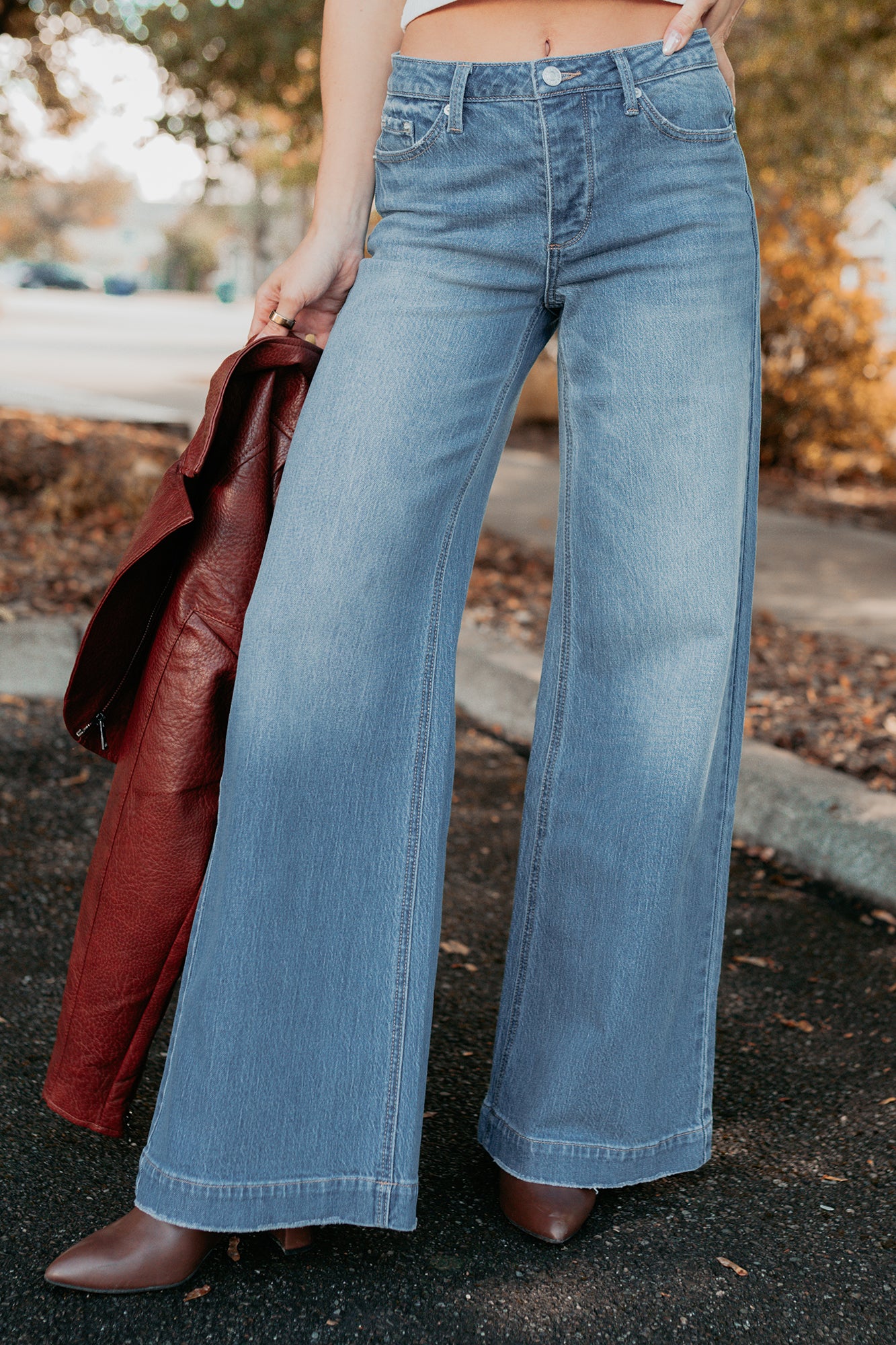 Ramon Wide Leg Jemina Denim Jeans (Medium) - Image 3