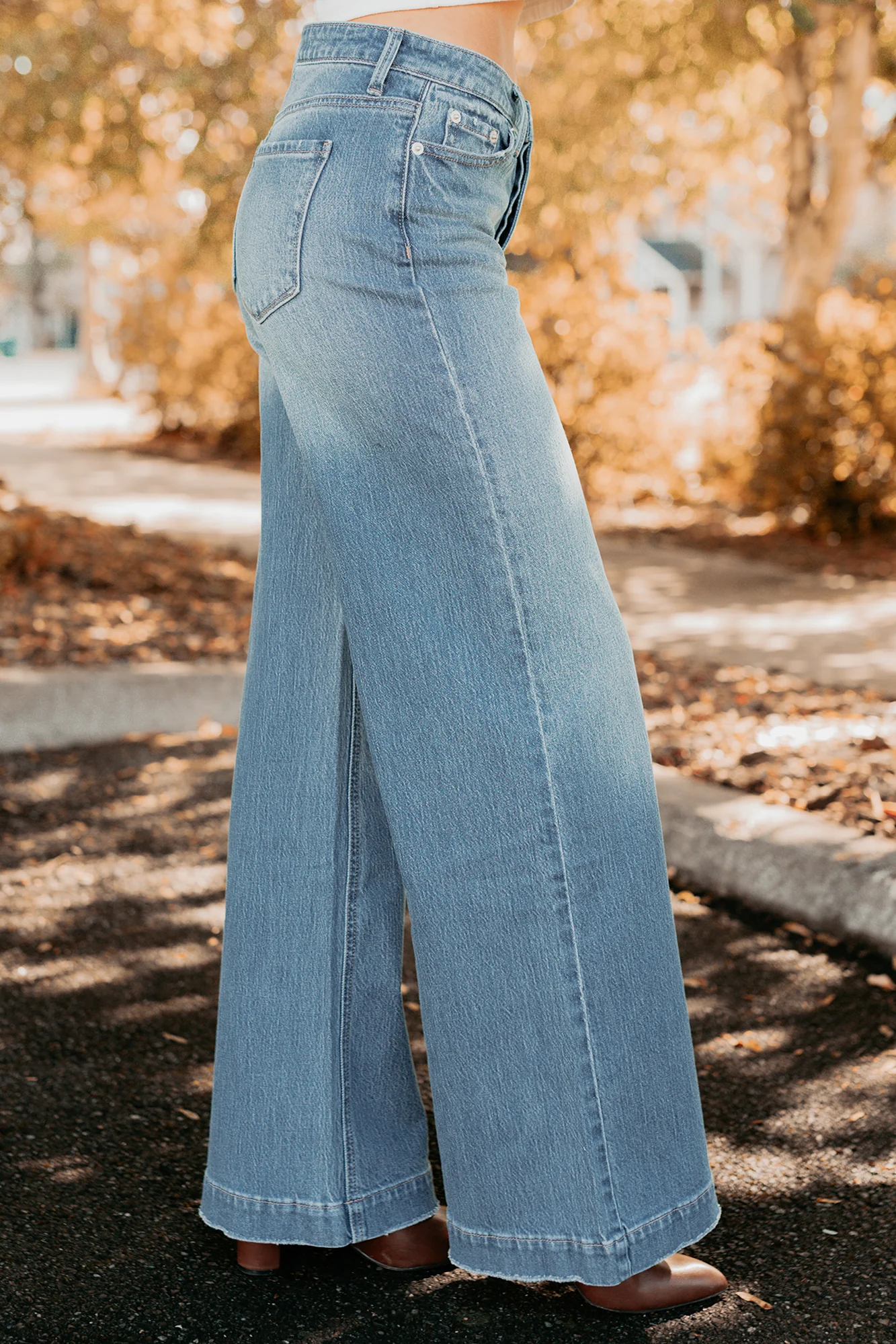 Ramon Wide Leg Jemina Denim Jeans (Medium) - Image 6