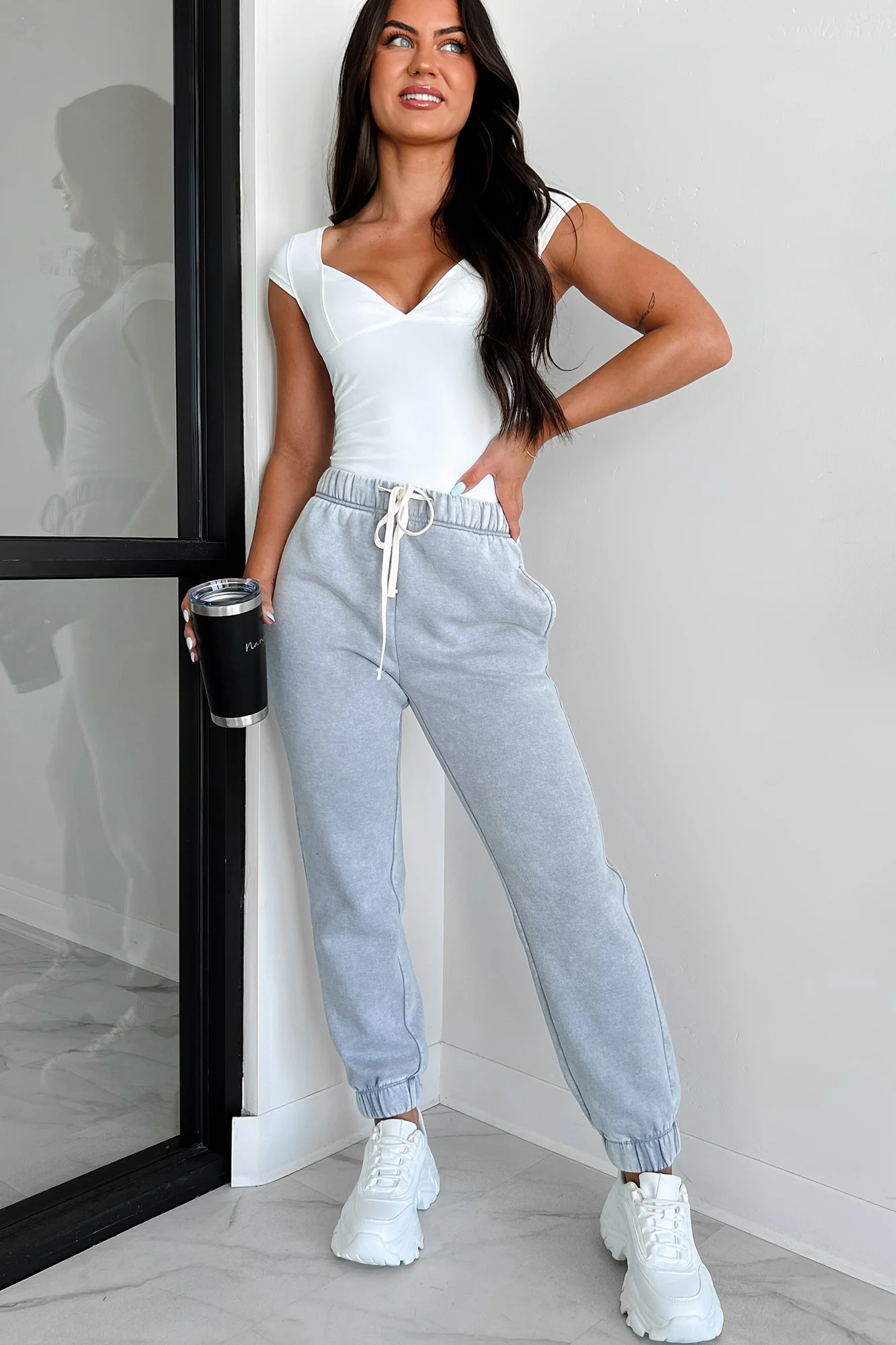 Rhiannon Cap Sleeve Top (White) - Image 2
