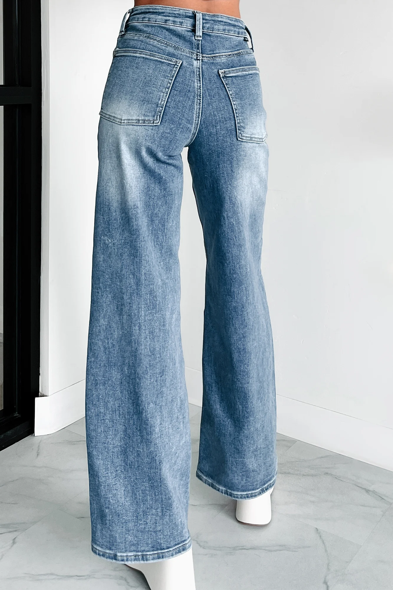 Rhodes High Rise Wide Leg Special A Jeans (Medium Dark) - Image 8