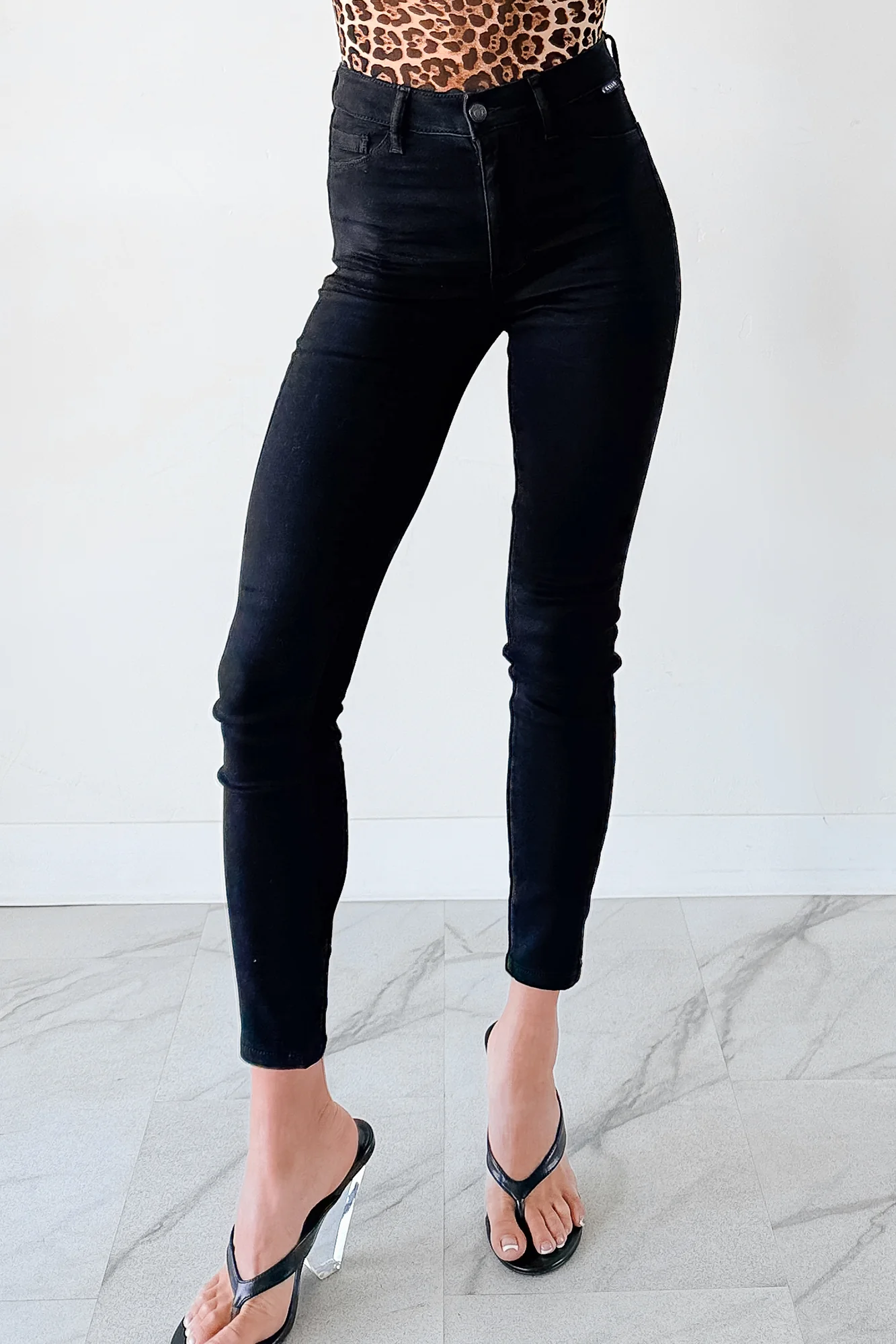 Rogue High Rise Super Skinny Cello Jeans (Black) - Image 6