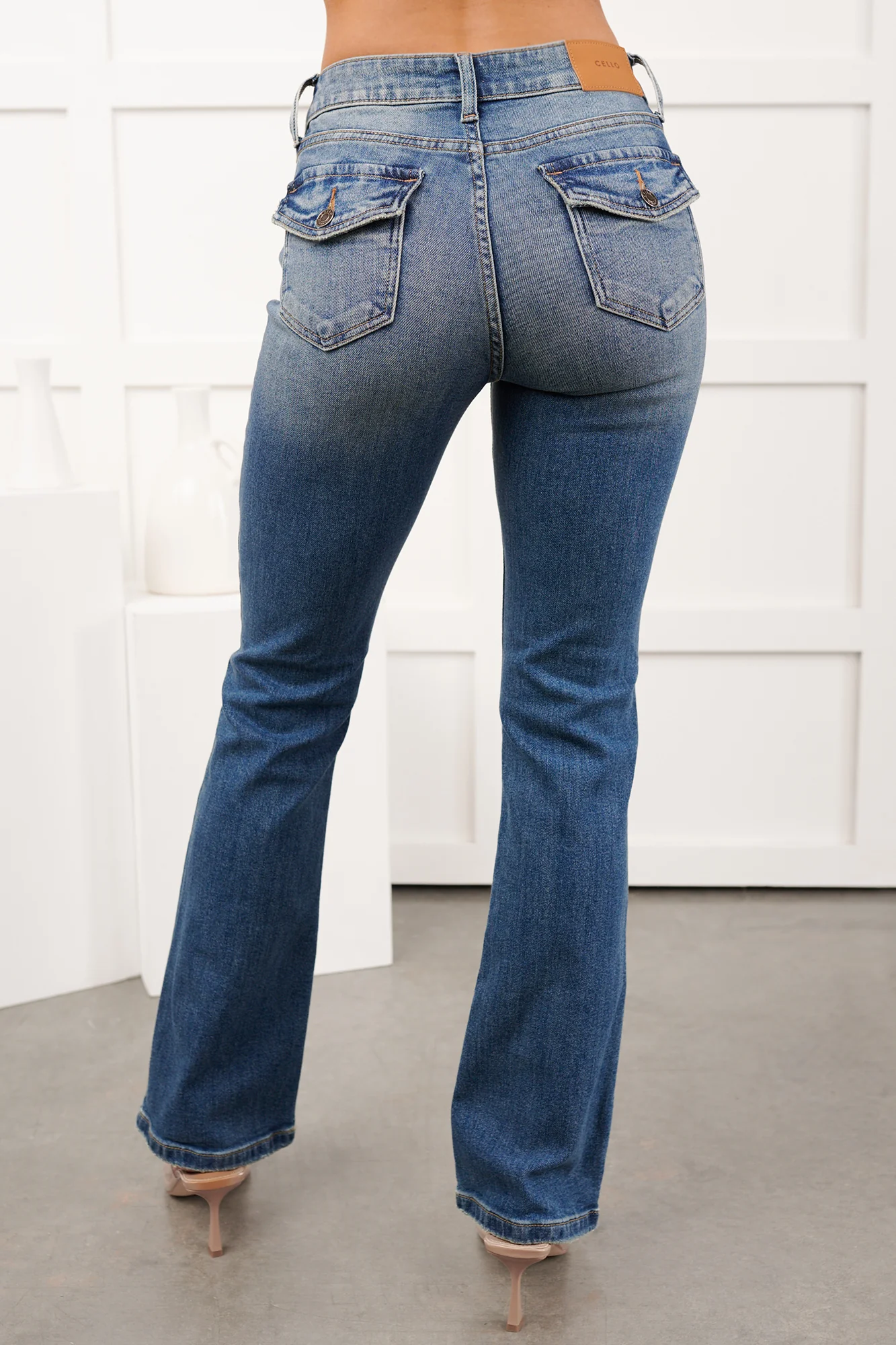 Roman Mid Rise Bootcut Cello Jeans (Medium) - Image 3