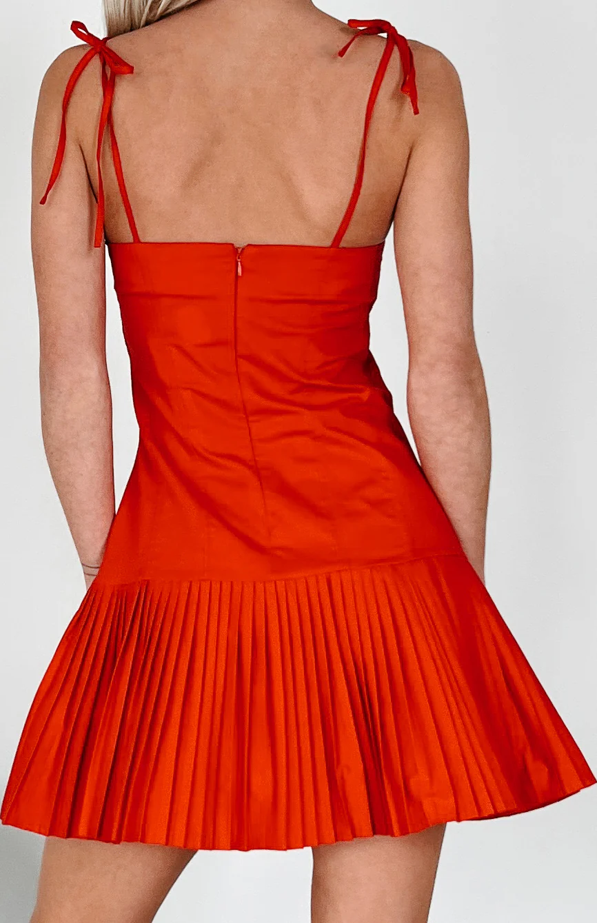Roses For Myself Sweetheart Mini Dress (Red) - Image 6