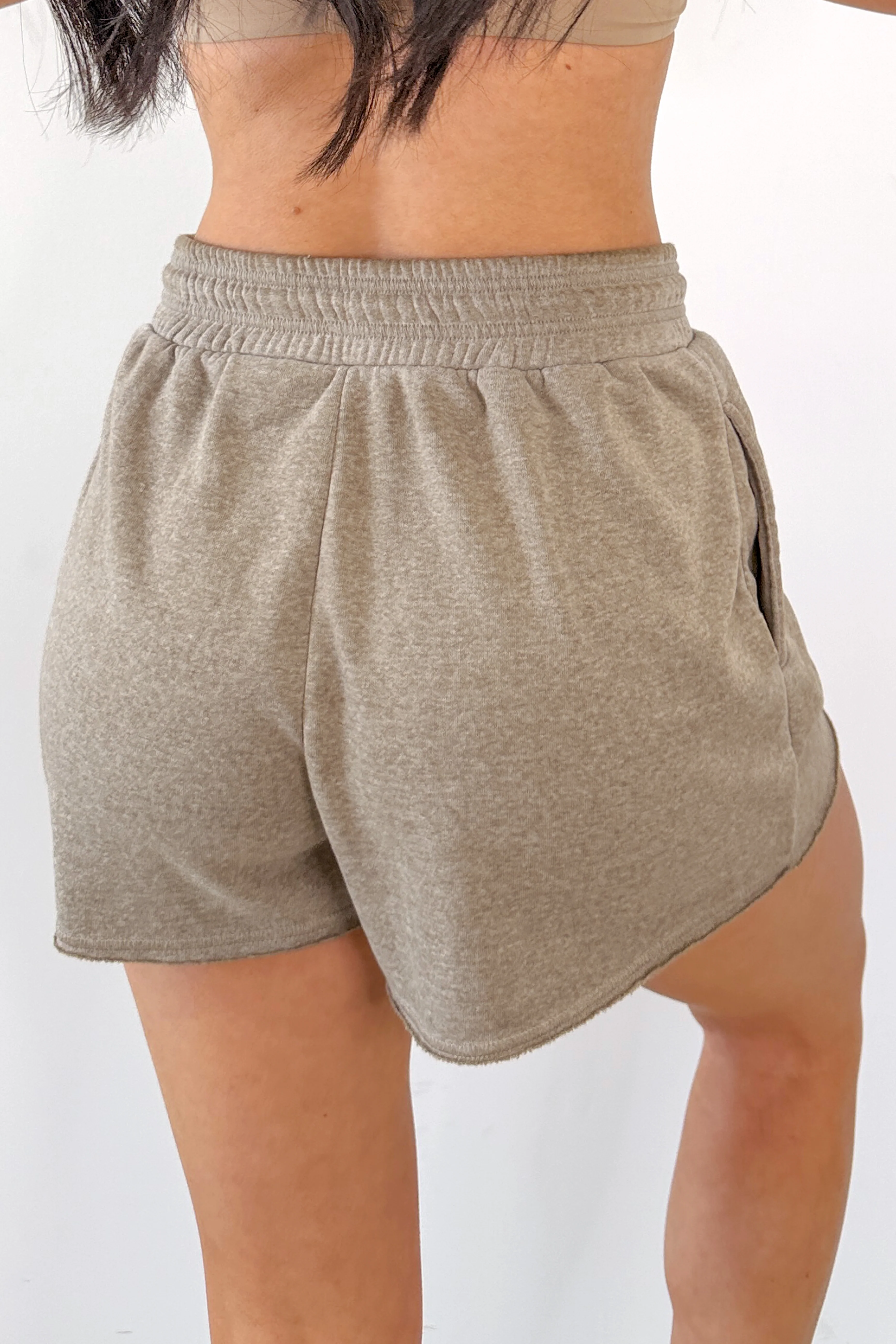 Run It Back Soft Knit Top And Shorts Set (Mocha) - Image 8