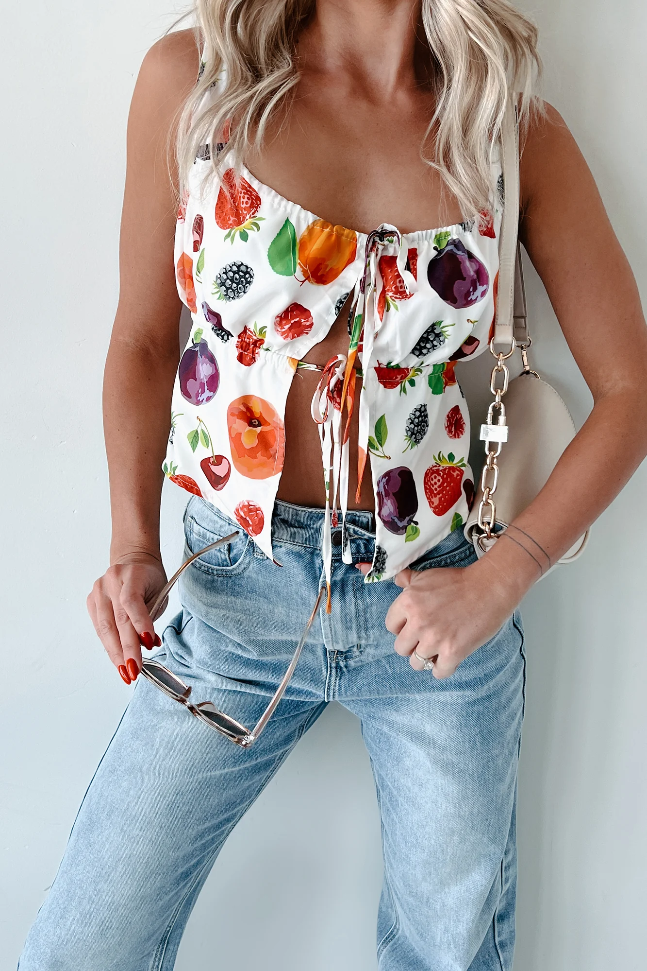 So A-peeling Fruit Print Tank Top (Multi) - Image 8