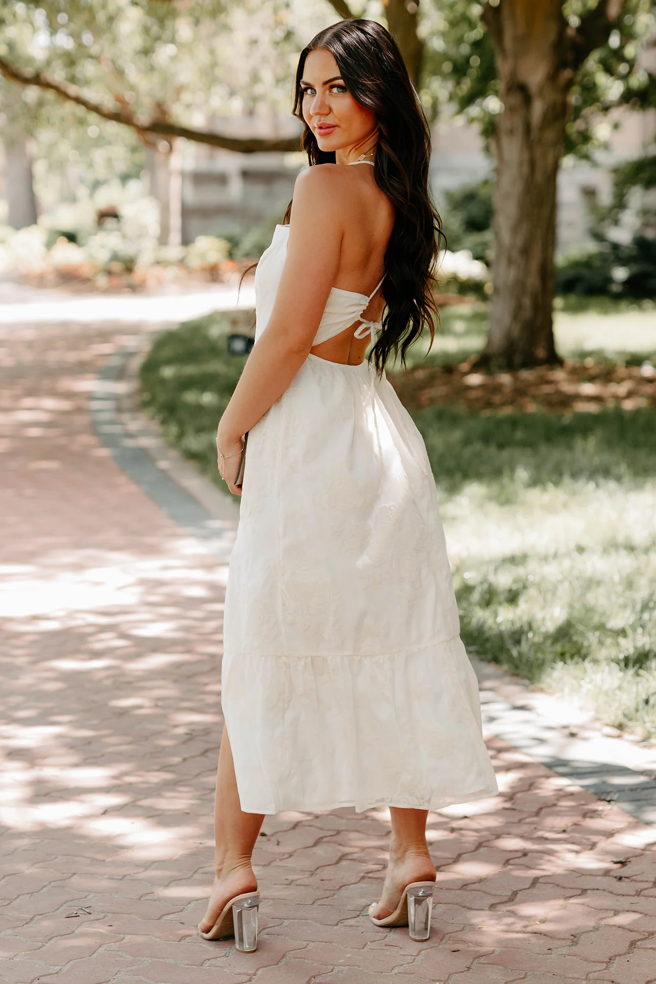Soul Full Of Sunshine Floral Maxi Dress (Ivory) - Image 2