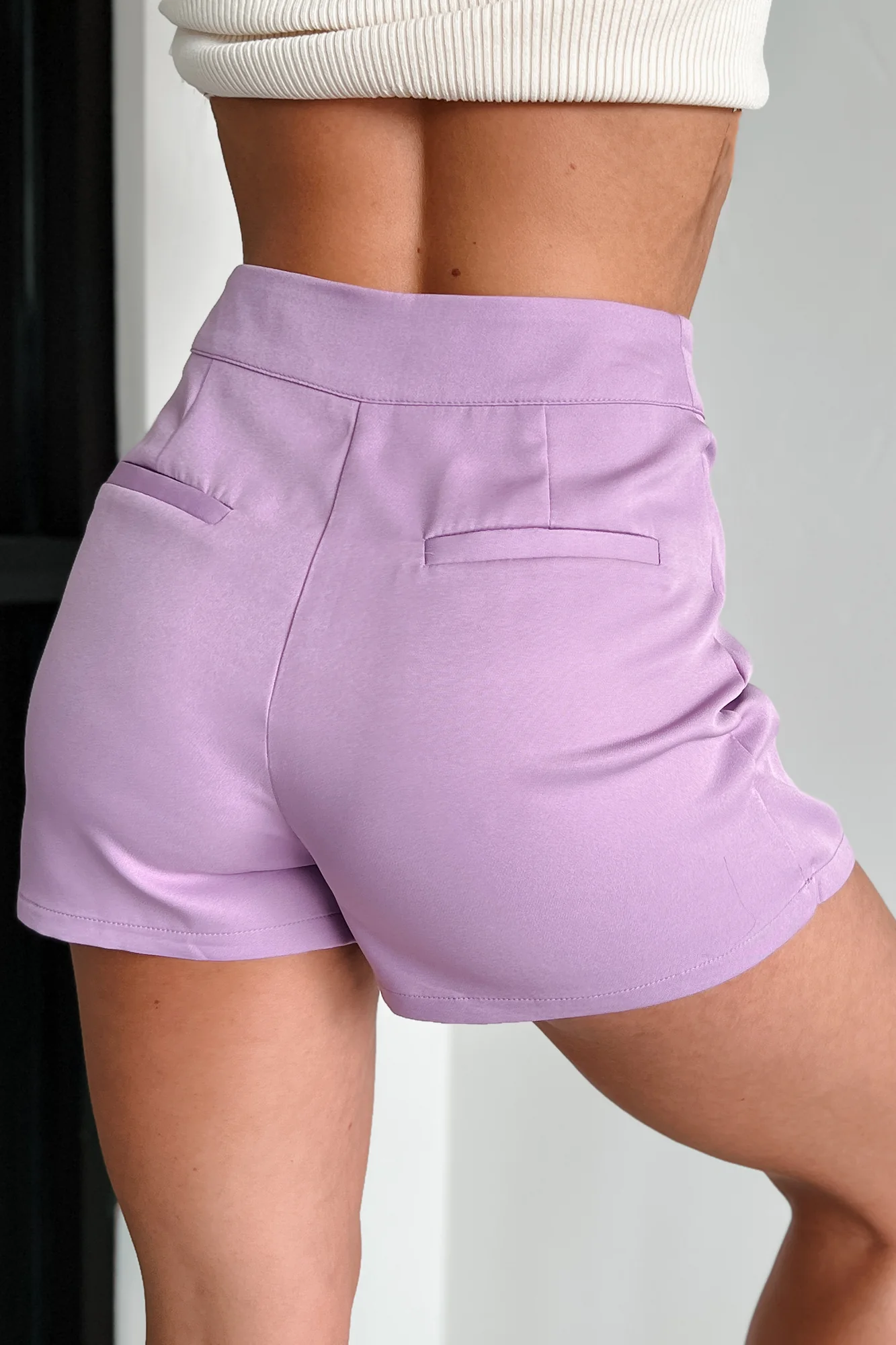 Speaking My Truth Wrap-Front Skort (Lavender) - Image 7