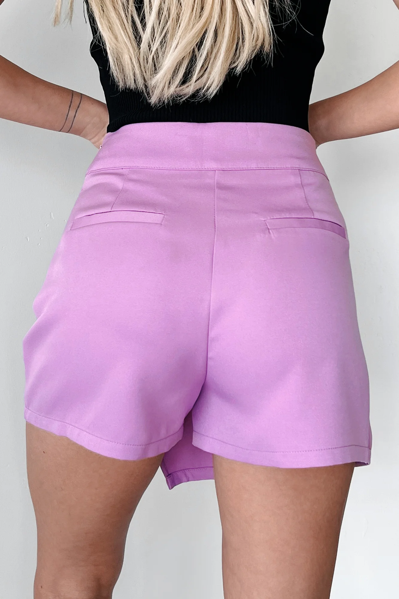 Speaking My Truth Wrap-Front Skort (Lavender) - Image 9