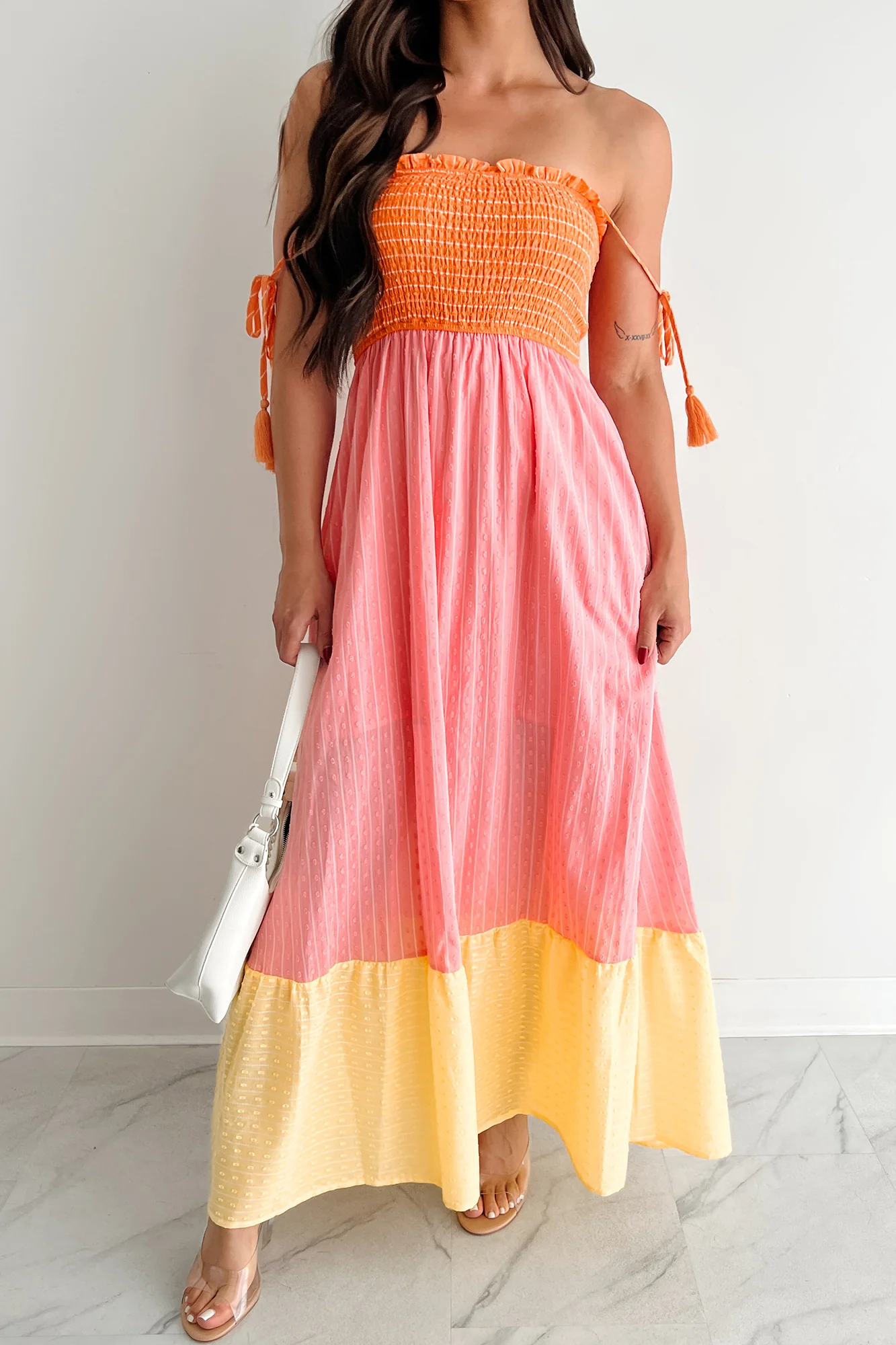 Sunkissed & Sassy Colorblock Maxi Dress (Multi) - Image 5
