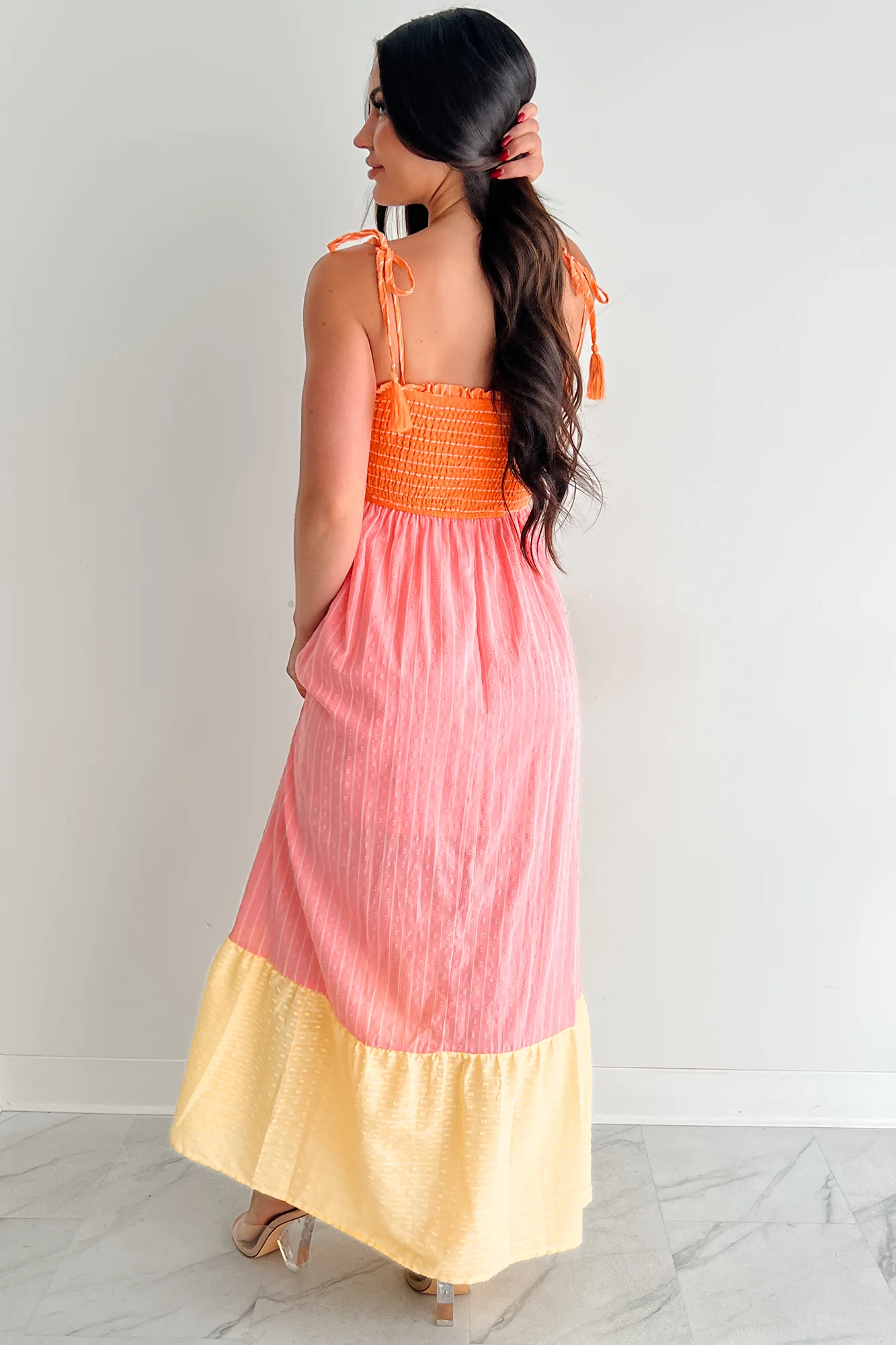 Sunkissed & Sassy Colorblock Maxi Dress (Multi) - Image 6
