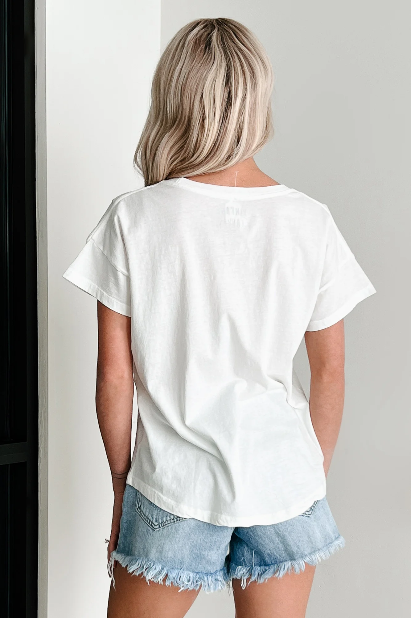 "The Lover" Butterfly Graphic T-Shirt (Ivory) - Image 4