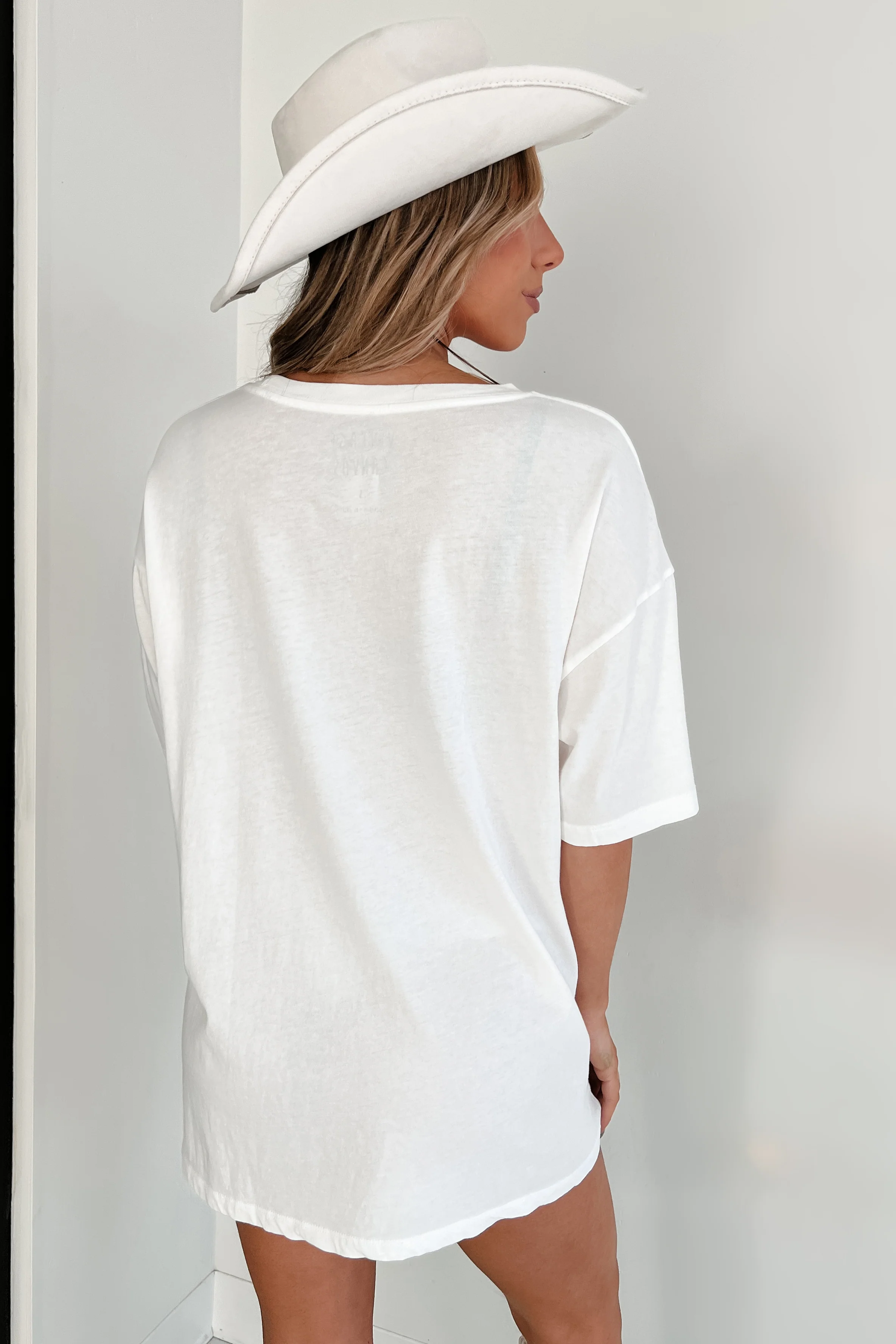 "The Wild West" Oversized Graphic Tee (Ivory) - Image 4
